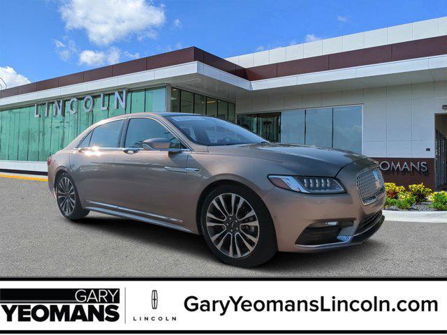 used 2019 Lincoln Continental car, priced at $36,623