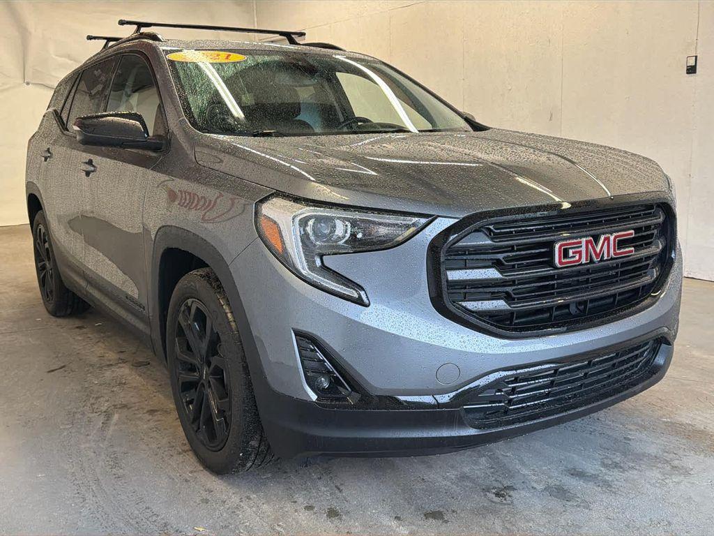 used 2021 GMC Terrain car, priced at $17,900