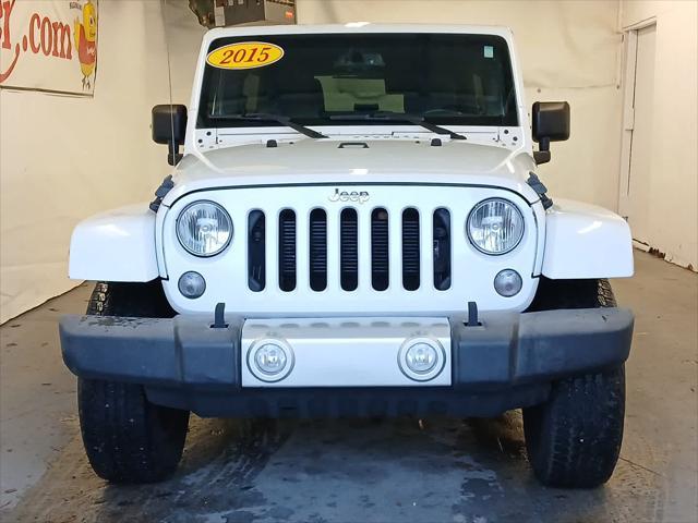 used 2015 Jeep Wrangler Unlimited car, priced at $19,435