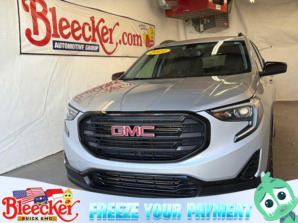 used 2021 GMC Terrain car, priced at $18,437