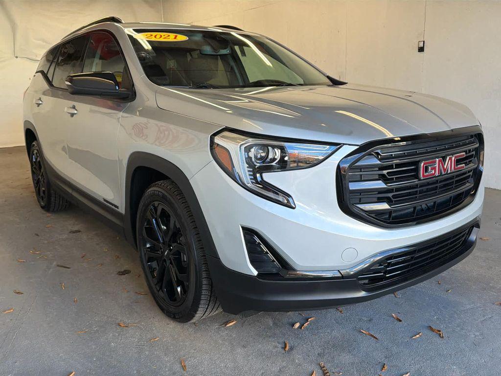 used 2021 GMC Terrain car, priced at $18,437