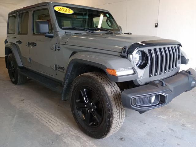 used 2021 Jeep Wrangler Unlimited car, priced at $36,143