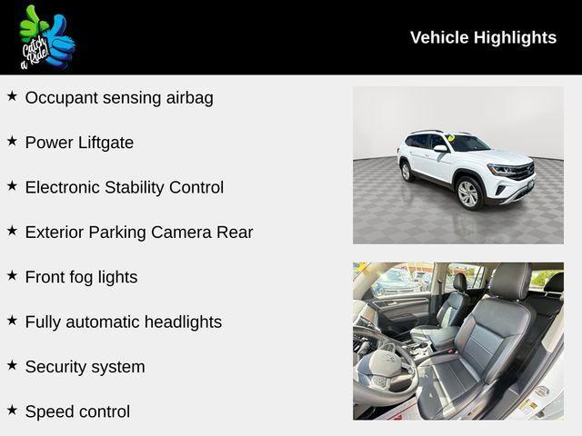 used 2022 Volkswagen Atlas car, priced at $29,497