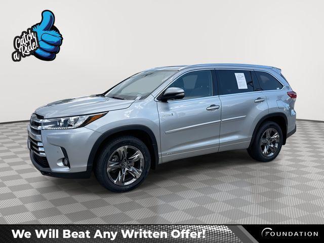 used 2018 Toyota Highlander Hybrid car, priced at $24,599