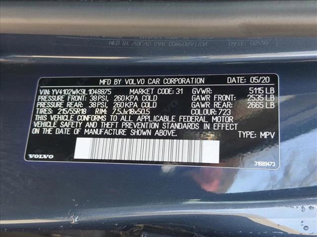 used 2020 Volvo V60 Cross Country car, priced at $27,399