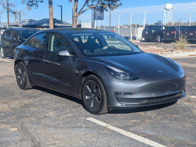 used 2023 Tesla Model 3 car, priced at $28,156