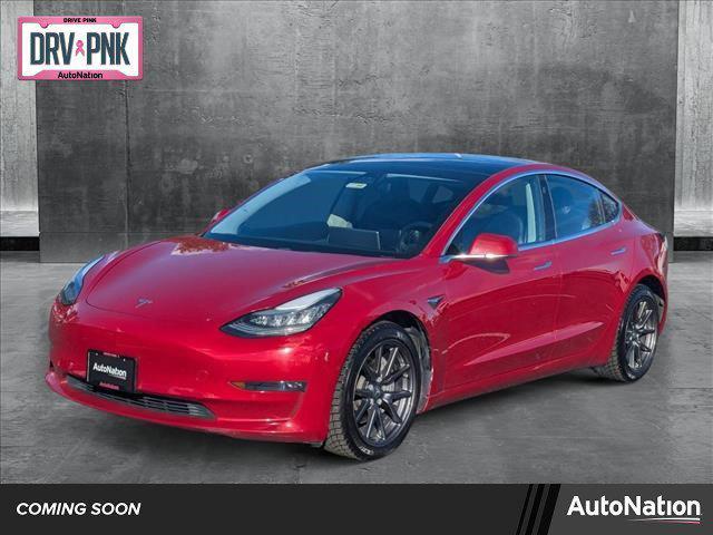 used 2018 Tesla Model 3 car, priced at $23,999