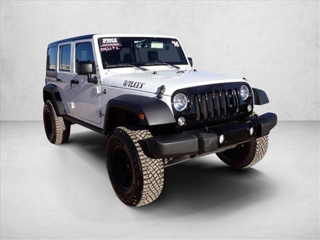 used 2016 Jeep Wrangler Unlimited car, priced at $15,798