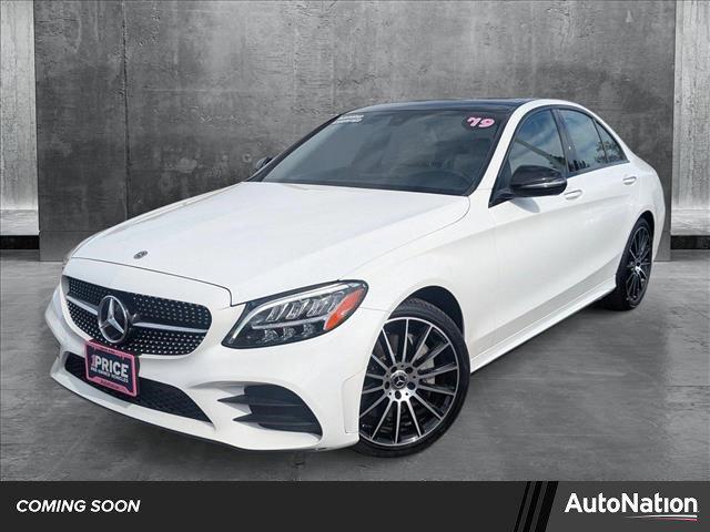 used 2019 Mercedes-Benz C-Class car, priced at $27,700