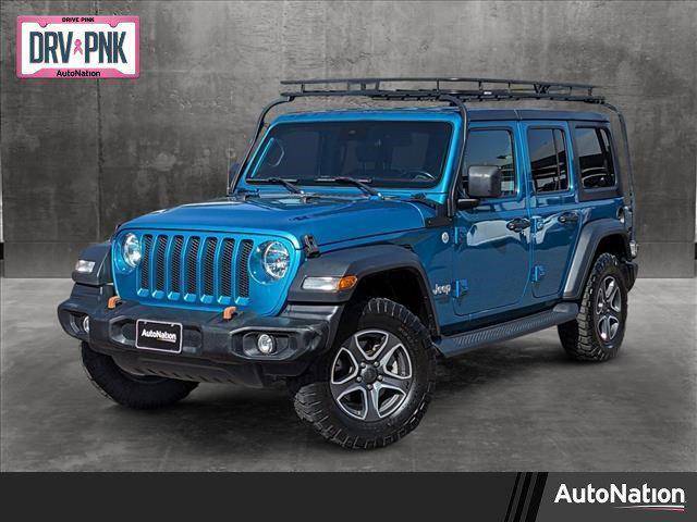 used 2020 Jeep Wrangler Unlimited car, priced at $25,549