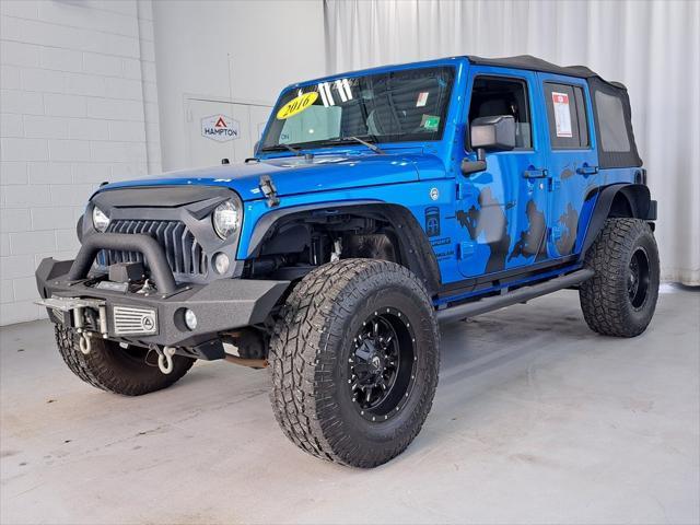 used 2016 Jeep Wrangler Unlimited car, priced at $17,000