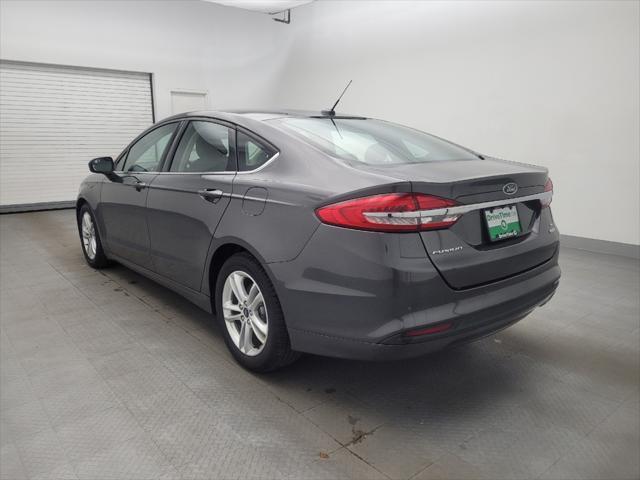 used 2018 Ford Fusion car, priced at $18,095