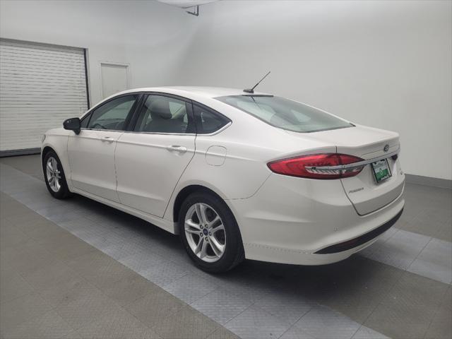 used 2018 Ford Fusion car, priced at $18,195