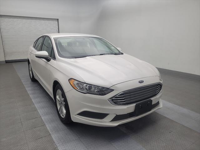 used 2018 Ford Fusion car, priced at $18,195