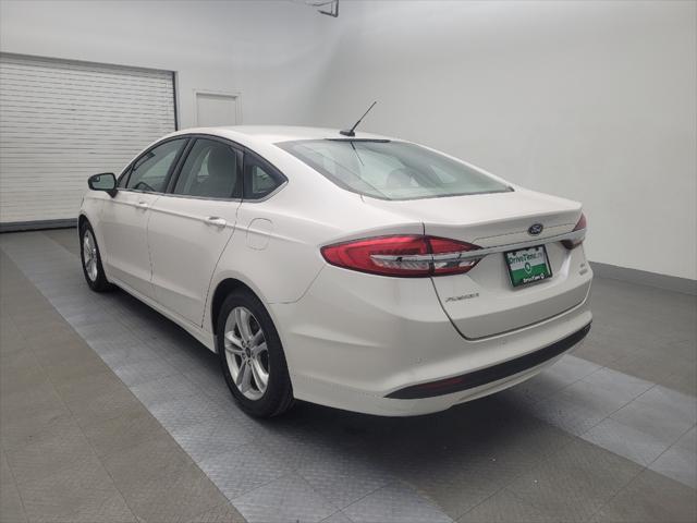 used 2018 Ford Fusion car, priced at $18,195