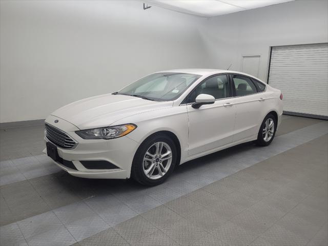 used 2018 Ford Fusion car, priced at $18,195