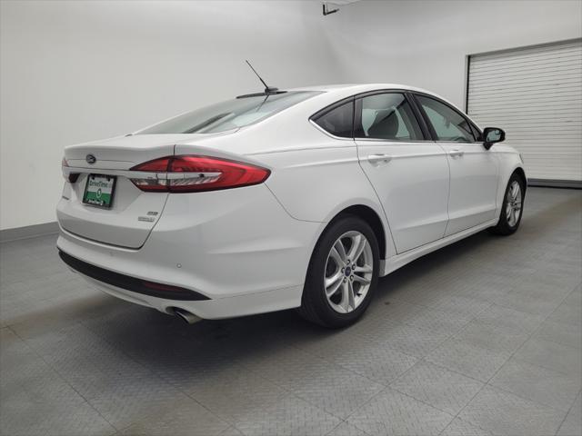 used 2018 Ford Fusion car, priced at $16,295