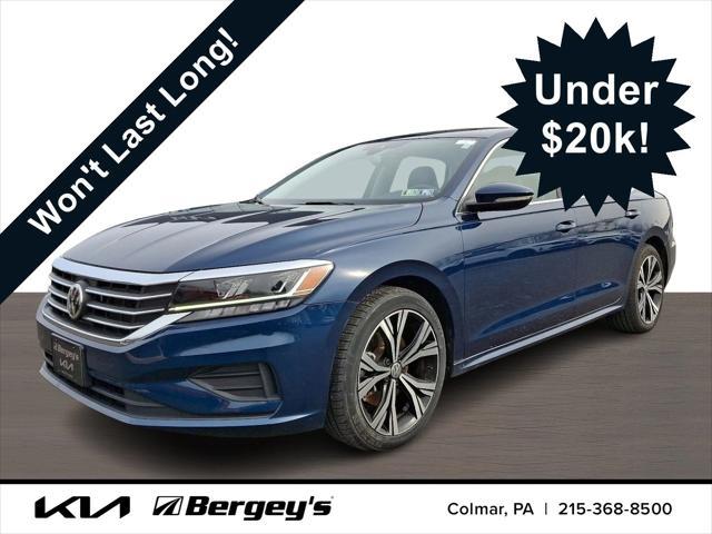 used 2021 Volkswagen Passat car, priced at $18,659