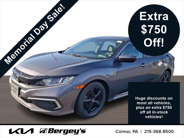 used 2020 Honda Civic car, priced at $12,700