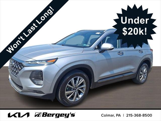 used 2020 Hyundai Santa Fe car, priced at $17,999