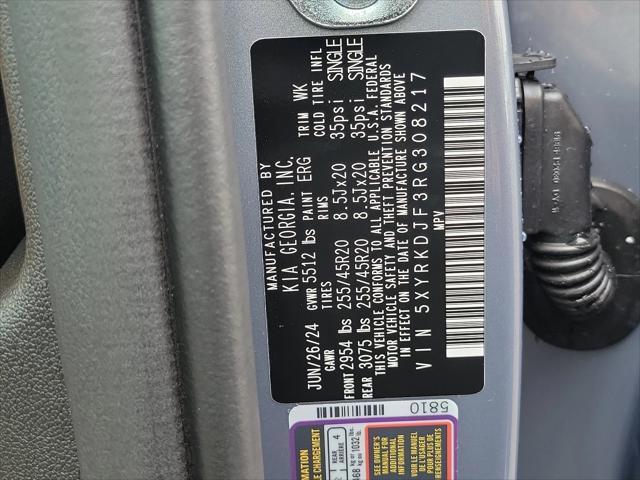 new 2024 Kia Sorento car, priced at $45,652