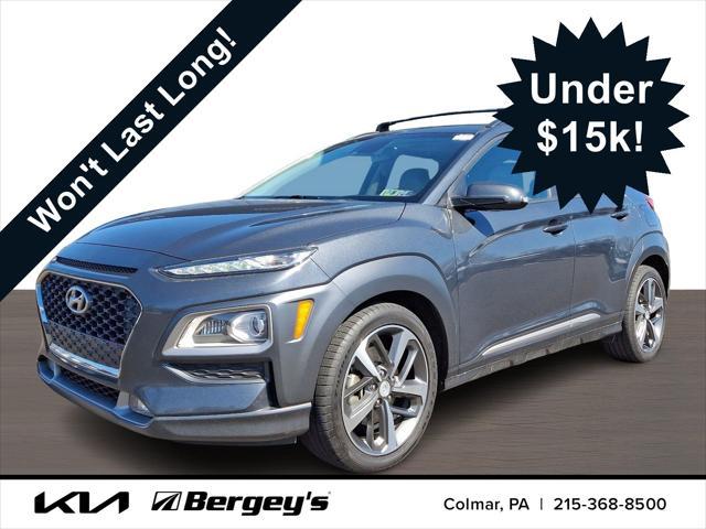used 2021 Hyundai Kona car, priced at $14,641