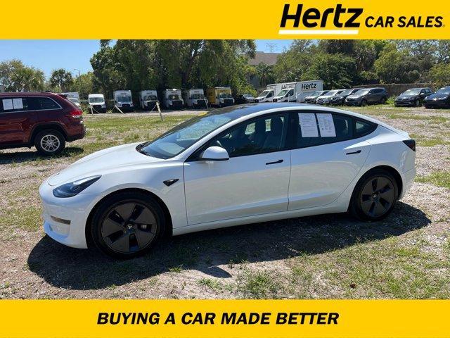 used 2022 Tesla Model 3 car, priced at $25,476