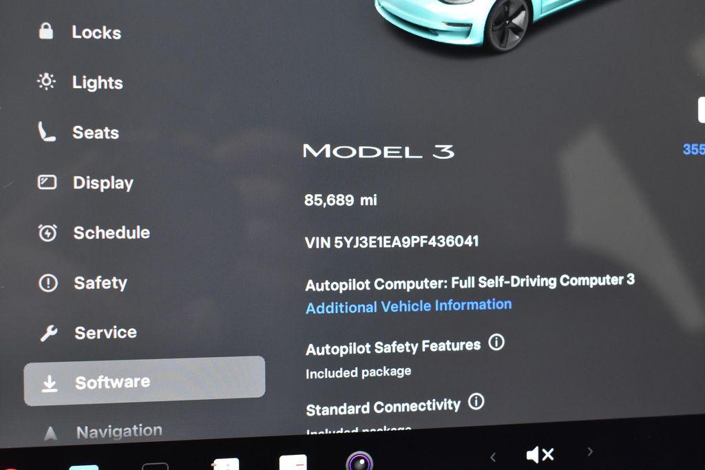 used 2023 Tesla Model 3 car, priced at $14,695
