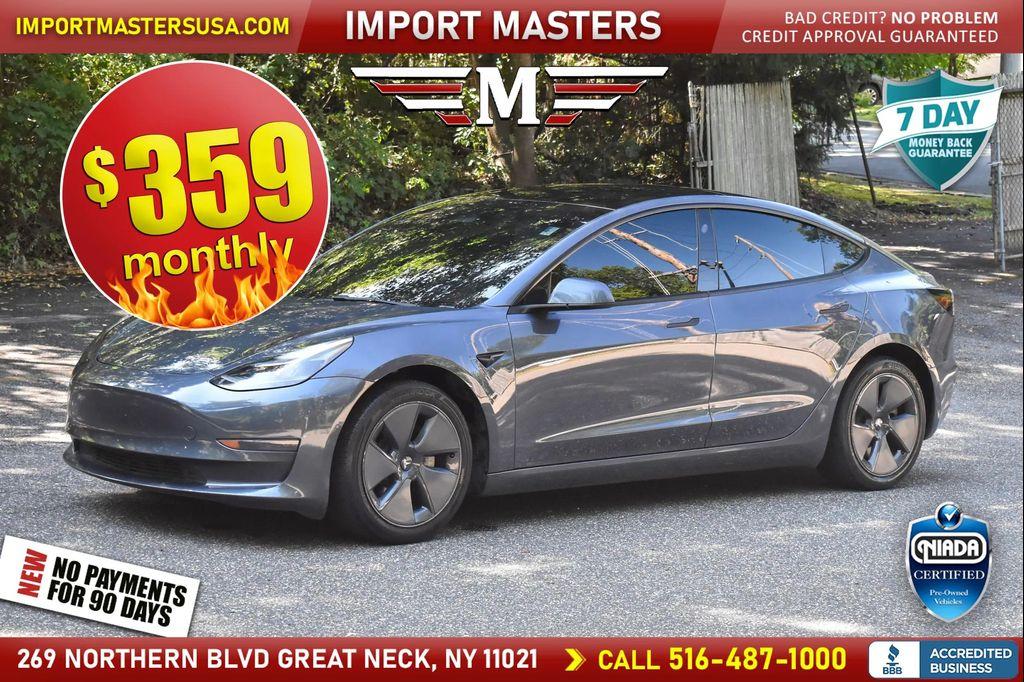 used 2022 Tesla Model 3 car, priced at $21,995