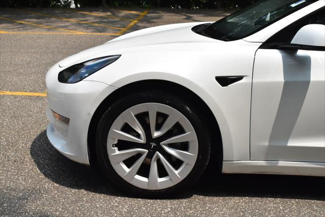 used 2022 Tesla Model 3 car, priced at $18,495
