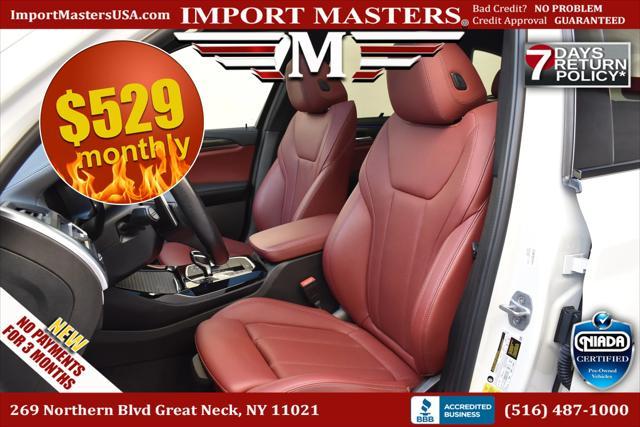 used 2022 BMW X3 car, priced at $38,995
