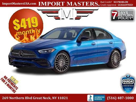 used 2022 Mercedes-Benz C-Class car, priced at $27,795