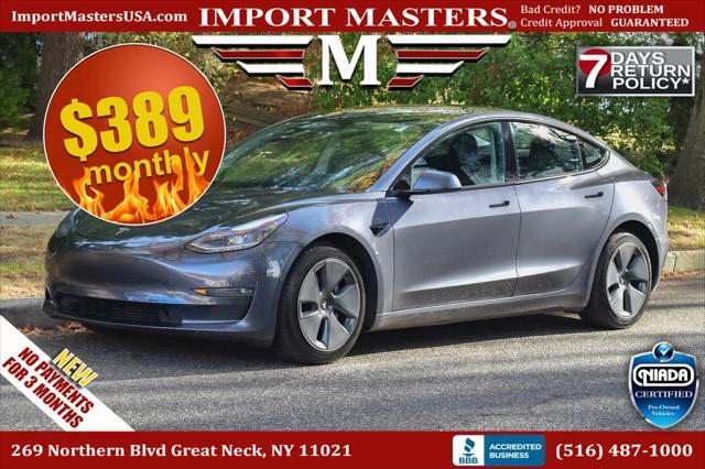 used 2022 Tesla Model 3 car, priced at $19,995