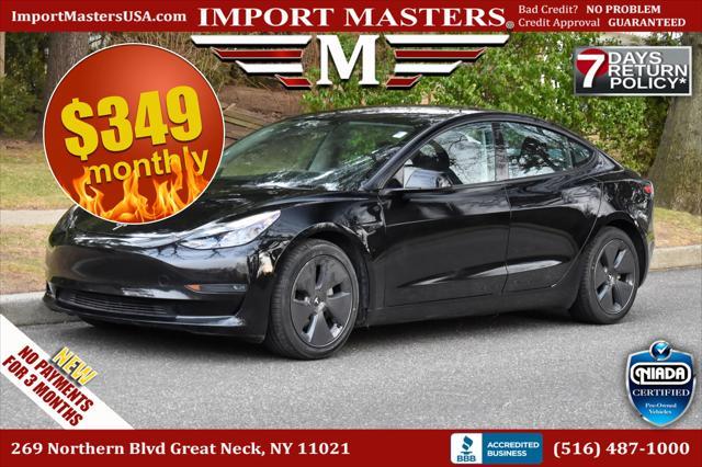 used 2022 Tesla Model 3 car, priced at $20,995