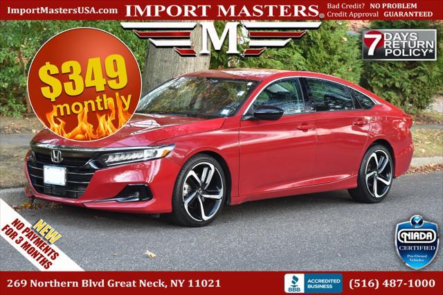 used 2021 Honda Accord car, priced at $20,795