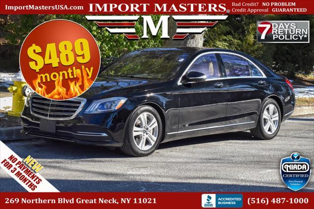 used 2019 Mercedes-Benz S-Class car, priced at $33,995