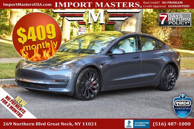 used 2023 Tesla Model 3 car, priced at $26,995