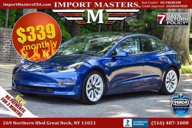 used 2023 Tesla Model 3 car, priced at $20,595