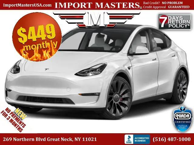 used 2021 Tesla Model Y car, priced at $27,995