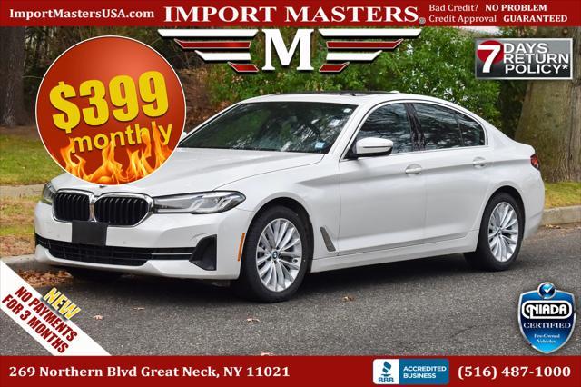 used 2021 BMW 530 car, priced at $19,595