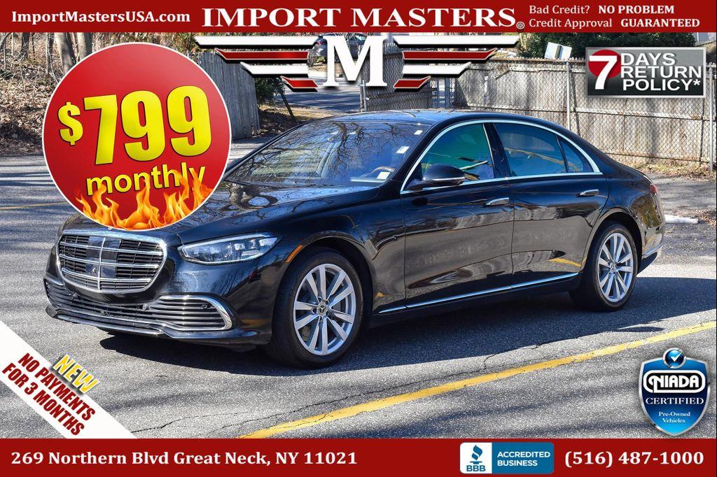 used 2022 Mercedes-Benz S-Class car, priced at $59,995