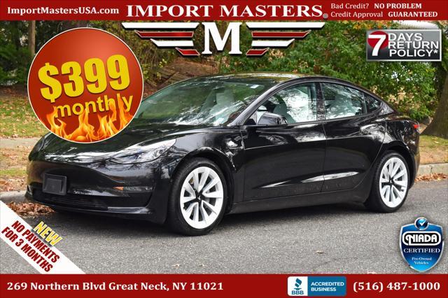 used 2022 Tesla Model 3 car, priced at $22,995