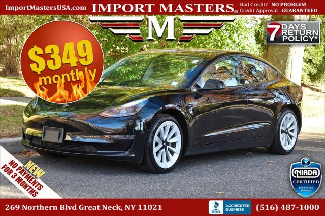 used 2021 Tesla Model 3 car, priced at $18,595