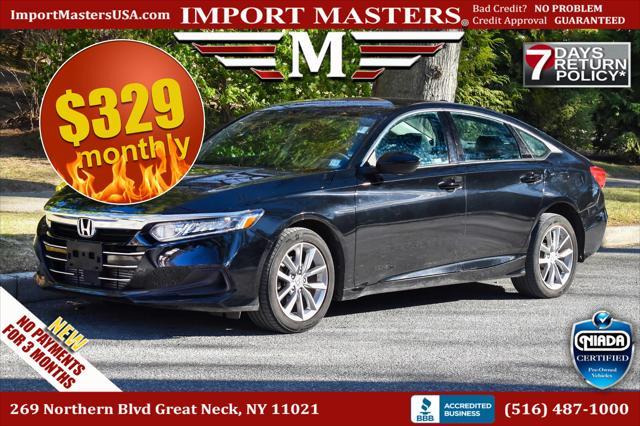 used 2021 Honda Accord car, priced at $17,995