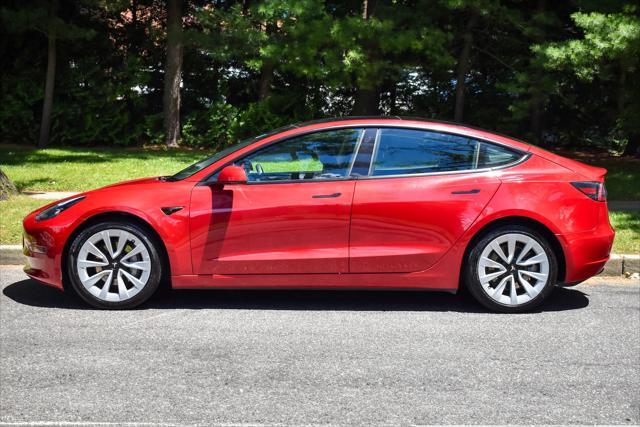 used 2022 Tesla Model 3 car, priced at $23,495