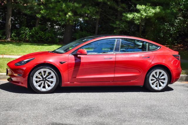 used 2022 Tesla Model 3 car, priced at $23,495