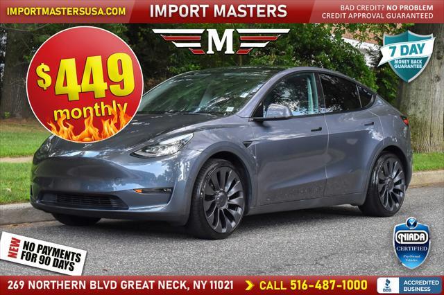 used 2022 Tesla Model Y car, priced at $27,995