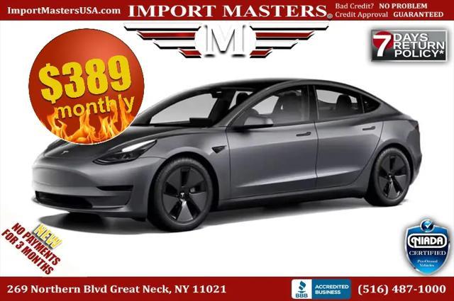 used 2023 Tesla Model 3 car, priced at $25,495