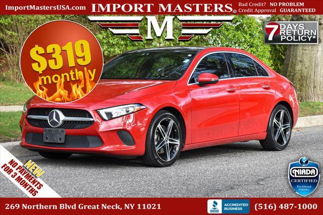 used 2019 Mercedes-Benz A-Class car, priced at $18,995