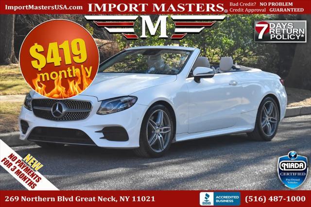 used 2018 Mercedes-Benz E-Class car, priced at $25,995